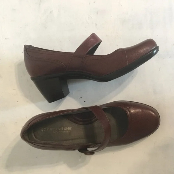 Naturalizer Women's Elliana Mary Jane  Pump Burgundy SZ 7 M - Picture 7 of 10